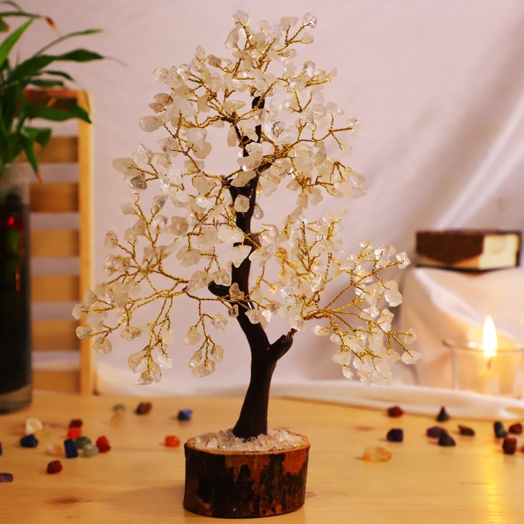 Clear Quartz Crystal Tree: A Powerful Amplifier for , Clarity, and Energy Flow