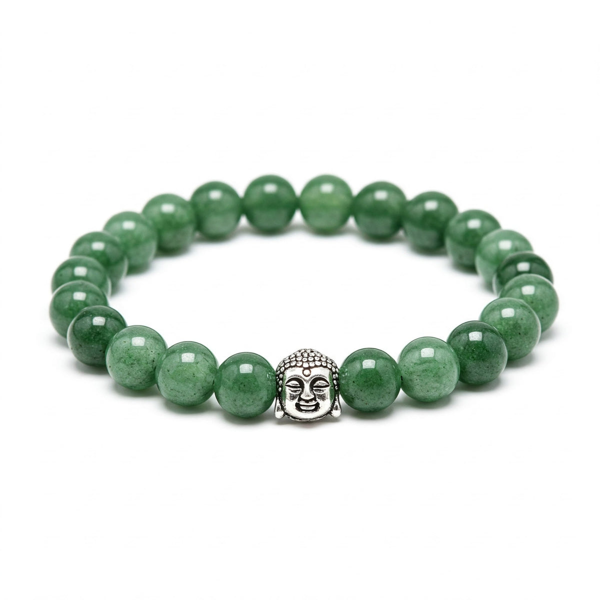 Green Aventurine Crystal Bracelet | Lab Certified | For Abundance and Prosperity and Heart Chakra Healing - Unisex, 8 mm beads Bracelet