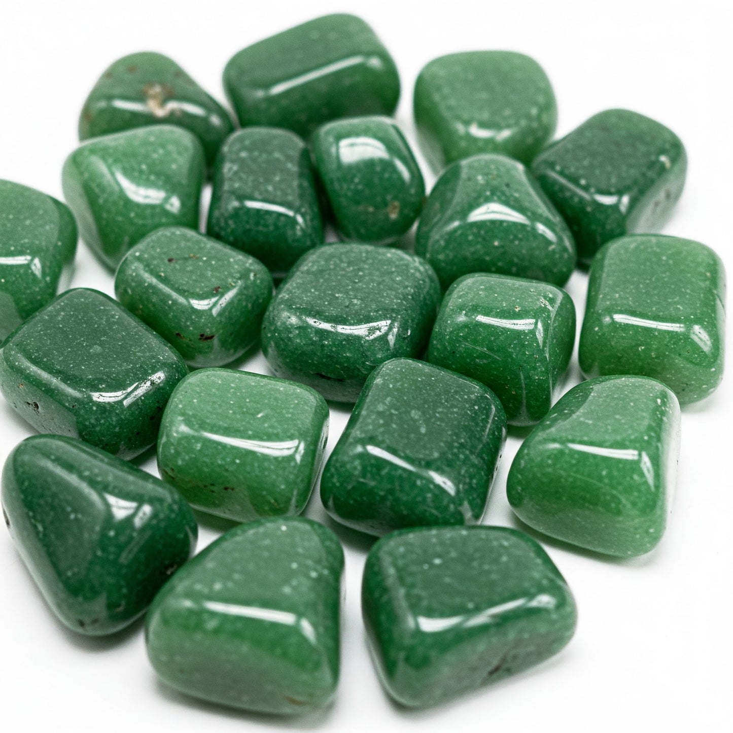 Green Aventurine Crystal Tumbles: Prosperity, , and Emotional Balance