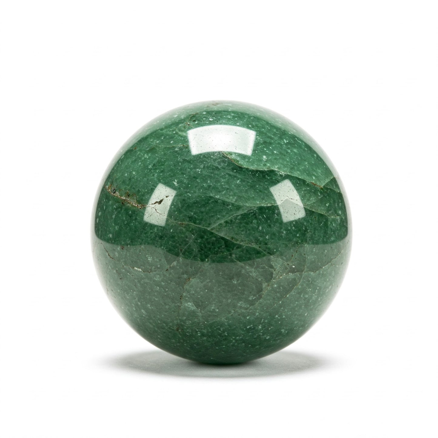 Green Aventurine Crystal Spheres: Abundance, and Emotional Harmony