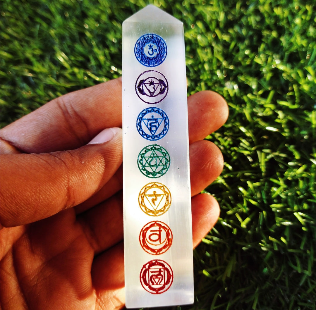 Selenite Wand – Clarity, Energy Cleansing, and Spiritual Connection
