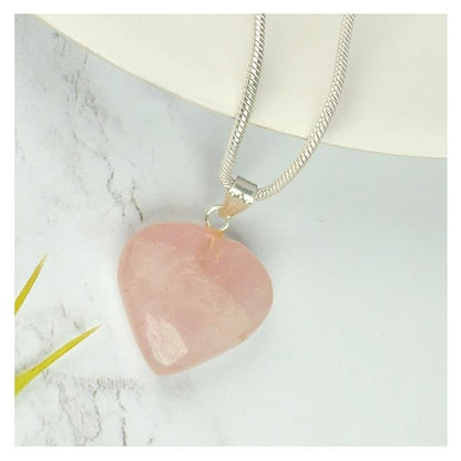 Heart Harmony Bundle  Buy 1 Get 3 FREE: Rose Quartz Bracelet + FREE Heart Pendant, Gem Tree; Selenite Plate
