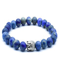 Lapis Lazuli  Crystal Bracelet | Lab Certified | For Spiritual Growth, Communication and Mental Clarity - Unisex, 8 mm beads Bracelet
