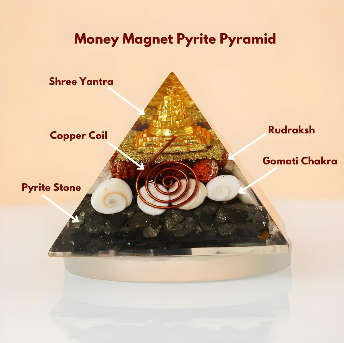 Money Magnet Combo – Buy Money Magnet Pyramid & Get a Selenite Charging Tray FREE || PRE-ENERGIZED FOR MAXIMUM RESULTS