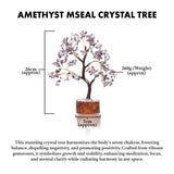 Amethyst Crystal Tree Wooden Base-A Beautiful Catalyst for , Clarity, and Spiritual Growth