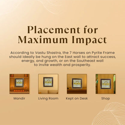 Oracle Horizon 7 Horse on Raw Pyrite Frame