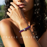 Amethyst  Crystal Bracelet | Lab Certified | For Courage, Protector And Will Power - Unisex, 8 mm beads Bracelet