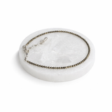 Oracle Horizon – Raw Pyrite Prosperity Combo ✨ Pyrite Anklet + FREE Selenite Charging Tray
