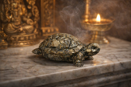 Pyrite Tortoise – The Guardian of Wealth, Stability & Long-Lasting Success