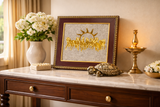 Dhan-Safalta Energy Combo Crystal Set - 7 Horse Pyrite Frame + Pyrite tortoise
