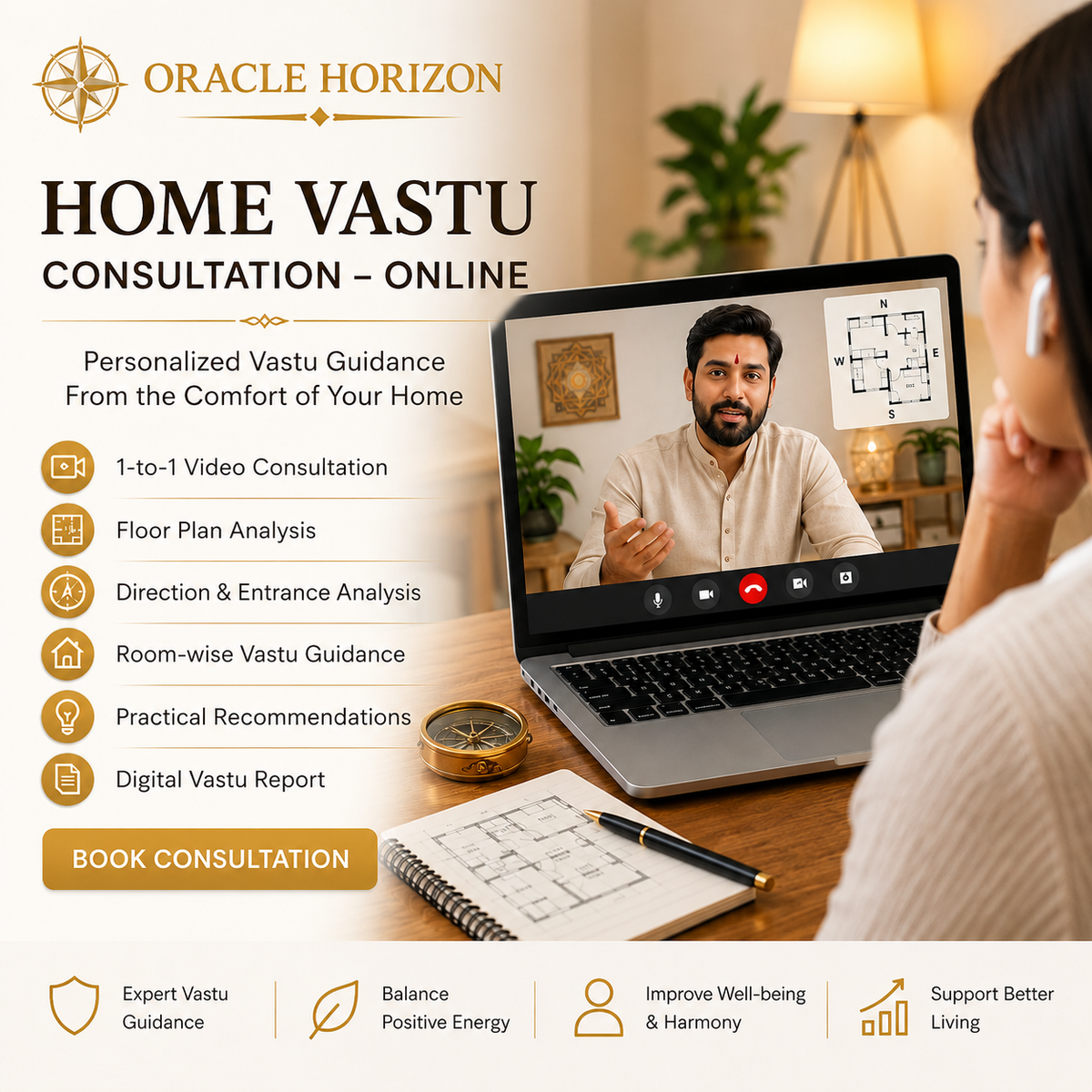 Vastu Consultation by Oracle Horizon - Home & Commercial Vastu | Align Your Space. Elevate Your Life