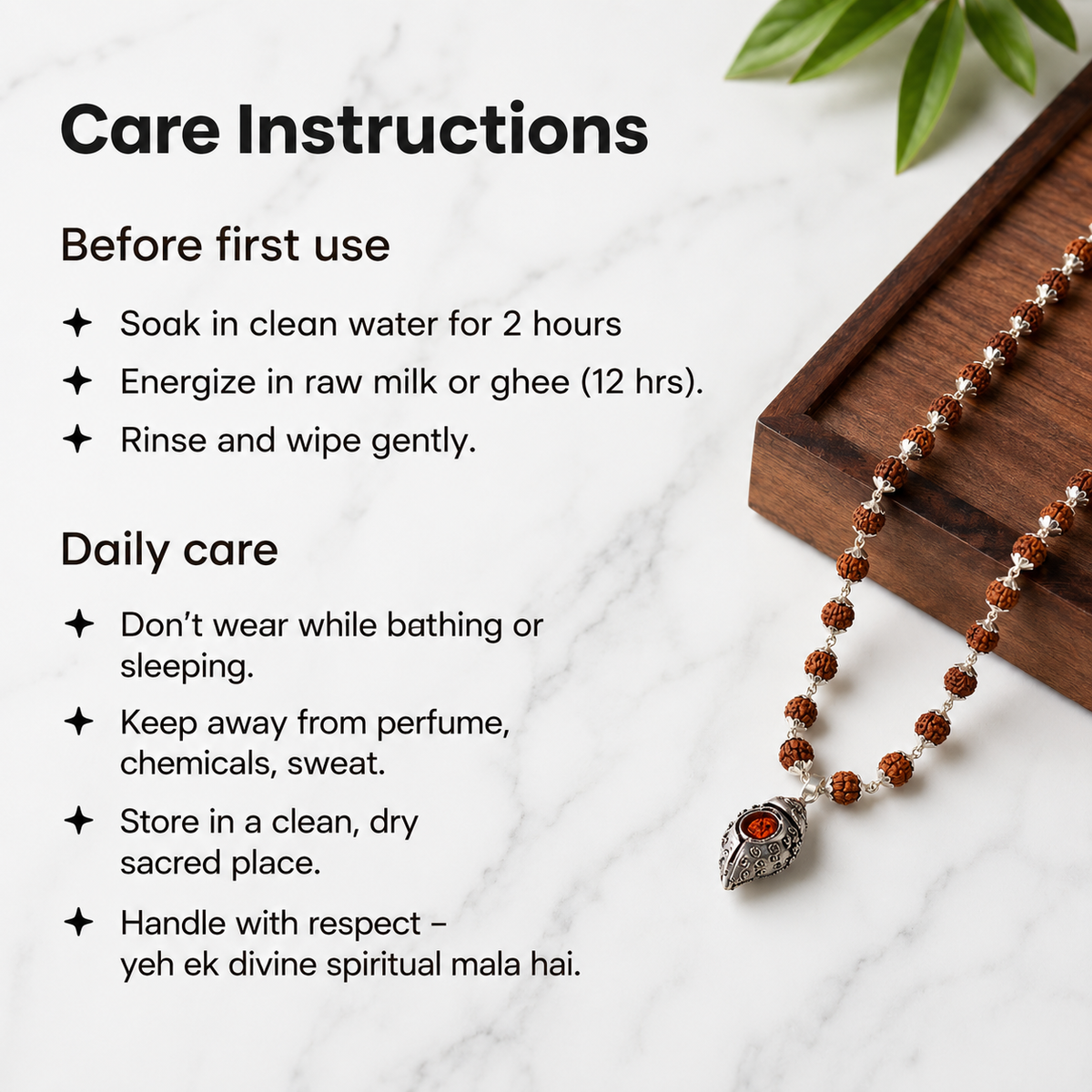 Divya Shankh Rudraksha Mala