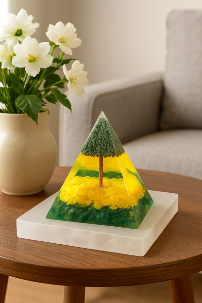 Oracle Horizon – CROREPATI Money Magnet Pyrite Pyramid | Pre-Energized | 20X More Powerful