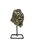 Pyrite Crystal Stand: A Symbol of Strength and Abundance | Money Magnet