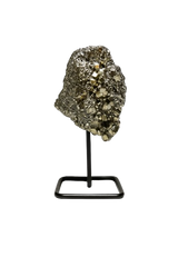 Pyrite Crystal Stand: A Symbol of Strength and Abundance | Money Magnet