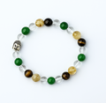 Competitive Exam Crystal Bracelet | Lab Certified | Promotes Attracts Good Luck, Promotes Focus, Concentration and Confidence - Unisex, 8 mm beads Bracelet
