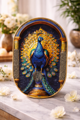 Peacock Pyrite Frame  – Luxury Prosperity & Elegance Frame