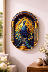 Peacock Pyrite Frame  – Luxury Prosperity & Elegance Frame