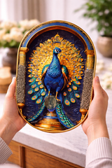 Peacock Pyrite Frame  – Luxury Prosperity & Elegance Frame
