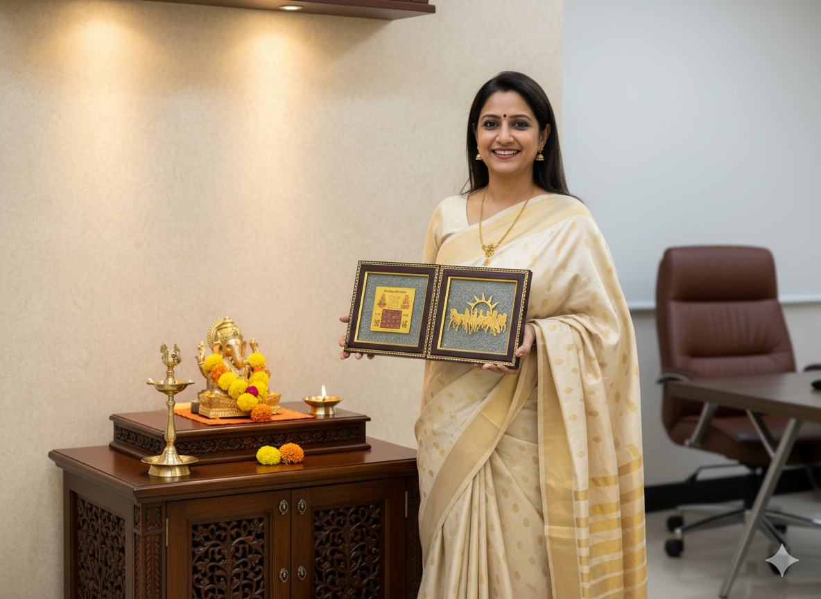 Vyapaar Siddhi Fortune Growth Frame Combo-a powerful fusion of prosperity, success, and unstoppable progress.