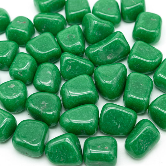Green Jade Crystal Tumbles: Abundance, Harmony