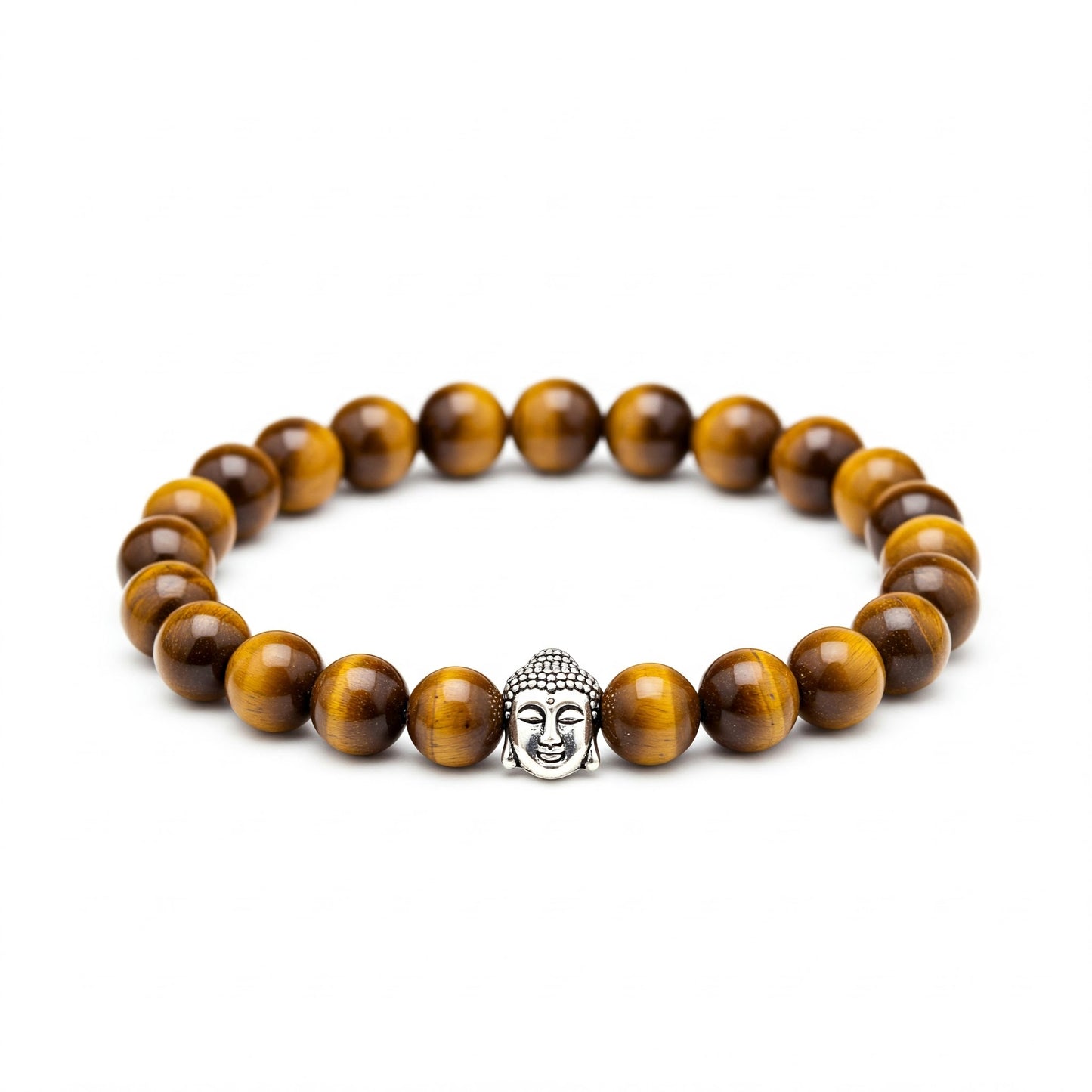 Tiger Eye  Crystal Bracelet | Lab Certified | For focus, clarity, confidence and courage - Unisex, 8 mm beads Bracelet