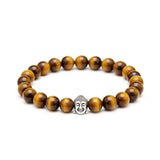 Tiger Eye  Crystal Bracelet | Lab Certified | For focus, clarity, confidence and courage - Unisex, 8 mm beads Bracelet