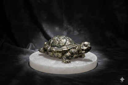 Pyrite Tortoise – The Guardian of Wealth, Stability & Long-Lasting Success