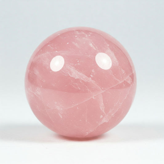 Rose Quartz Crystal Spheres: Love, Compassion, and Emotional