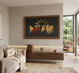Oracle Horizon 7 Horses Pyrite Frames 24x18 inch