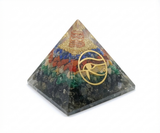 Sampurna Dhan Shakti Combo – Selenite Cleansing Tray & Energy Pyramid