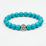 Turquoise  Crystal Bracelet | Lab Certified | For , protection, communication and promotes harmony and balance - Unisex, 8 mm beads Bracelet