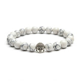 Howlite  Crystal Bracelet | Lab Certified | For reducing anxiety and stress - Unisex, 8 mm beads Bracelet