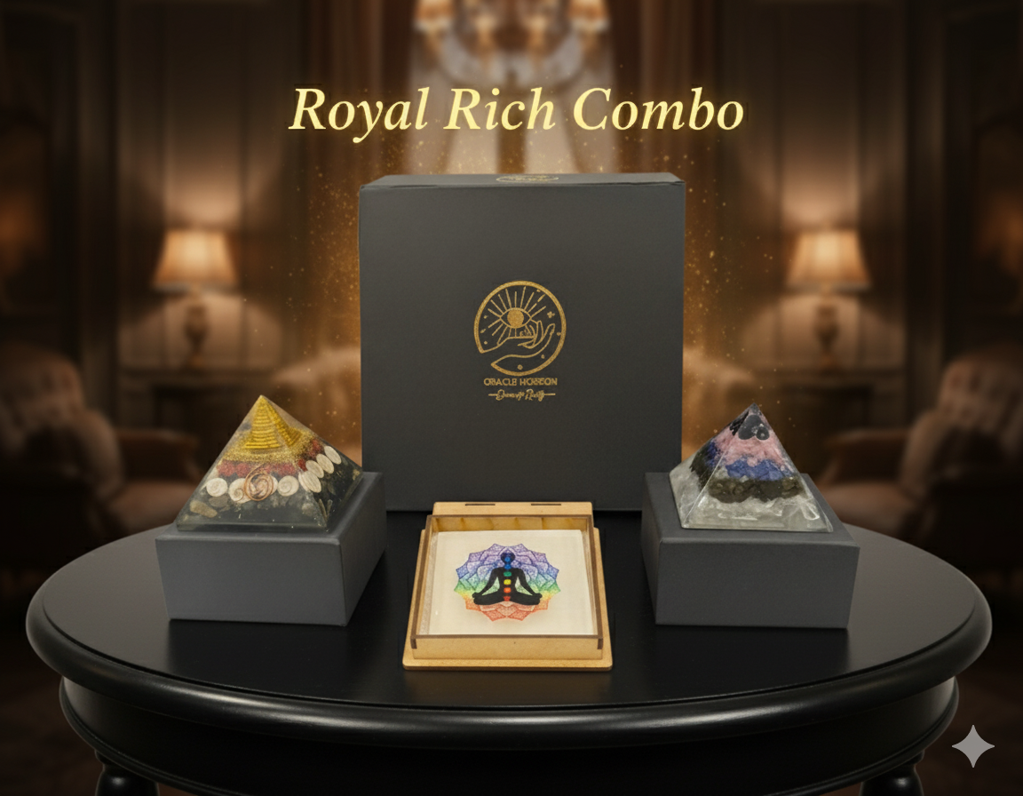 Oracle Horizon – Royal Rich Combo ✨Double the Abundance | Prosperity Combo with FREE Selenite Tray BUY 1 GET 2 FREE