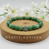Green Jade  Crystal Bracelet | Lab Certified | For Abundance and Prosperity and Heart Chakra  - Unisex, 8 mm beads Bracelet