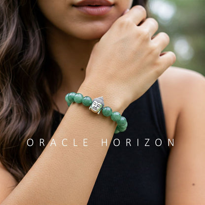 Green Aventurine  Crystal Bracelet | Lab Certified | For Abundance and Prosperity and Heart Chakra Healing - Unisex, 8 mm beads Bracelet