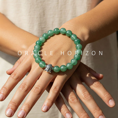 Green Aventurine  Crystal Bracelet | Lab Certified | For Abundance and Prosperity and Heart Chakra Healing - Unisex, 8 mm beads Bracelet