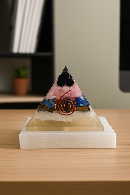 Oracle Horizon – Lakhpati Money Magnet Pyrite Pyramid (Pre-Energized | 10X More Powerful)