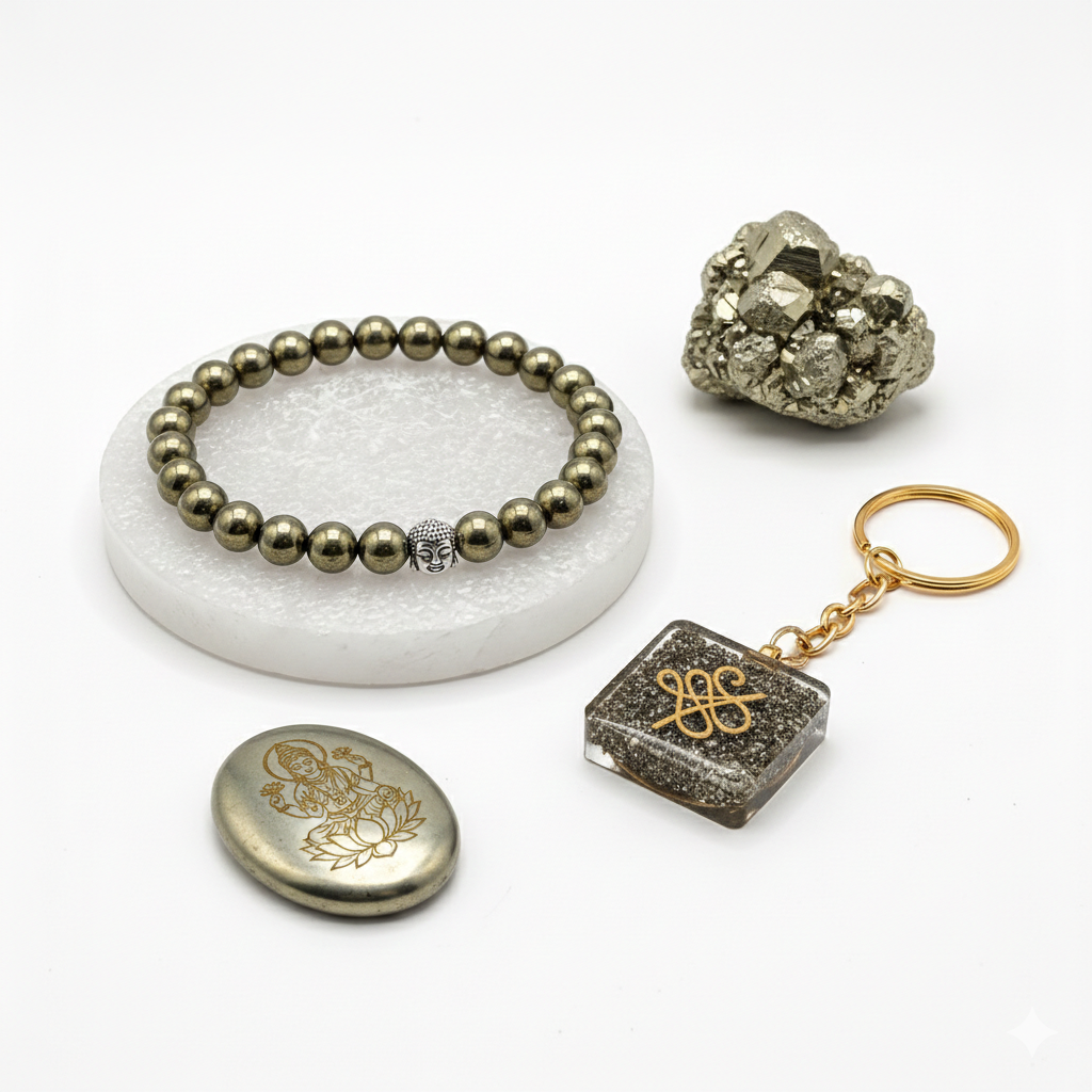 Maha Pyrite Combo / The Ultimate Abundance & Protection Mega-Set