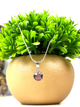 Amethyst  Crystal Pendant | Lab Certified | For Courage, Protector And Will Power - Women