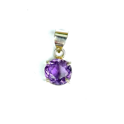 Amethyst  Crystal Pendant | Lab Certified | For Courage, Protector And Will Power - Women