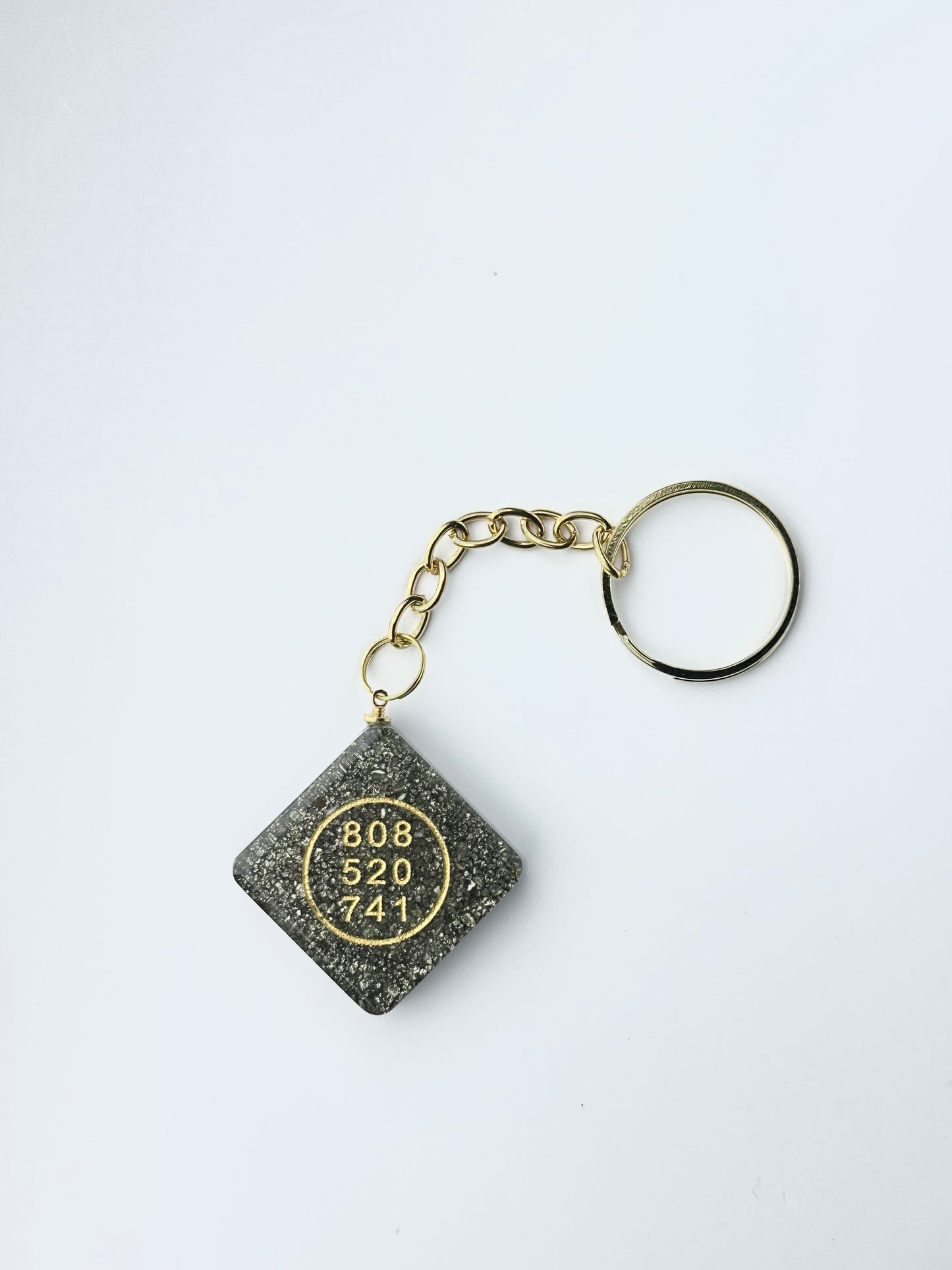 Pyrite Keychain: Unlock Prosperity, Confidence, and Protection