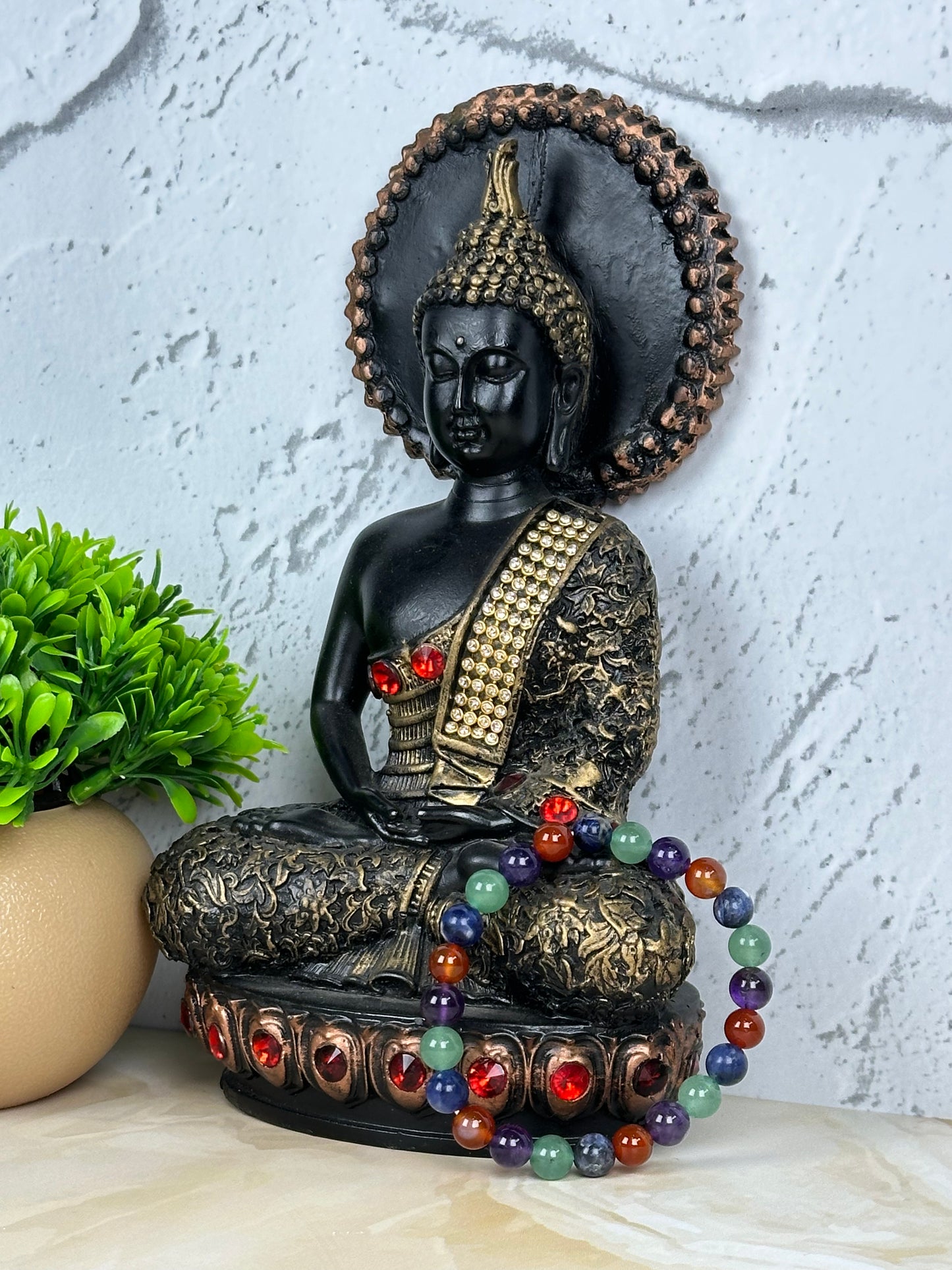 Weight Loss Bracelet: Green Aventurine, Sodalite, Amethyst & Carnelian