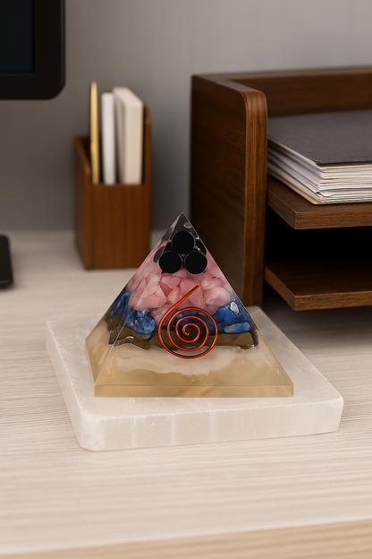 Oracle Horizon – Lakhpati Money Magnet Pyrite Pyramid (Pre-Energized | 10X More Powerful)