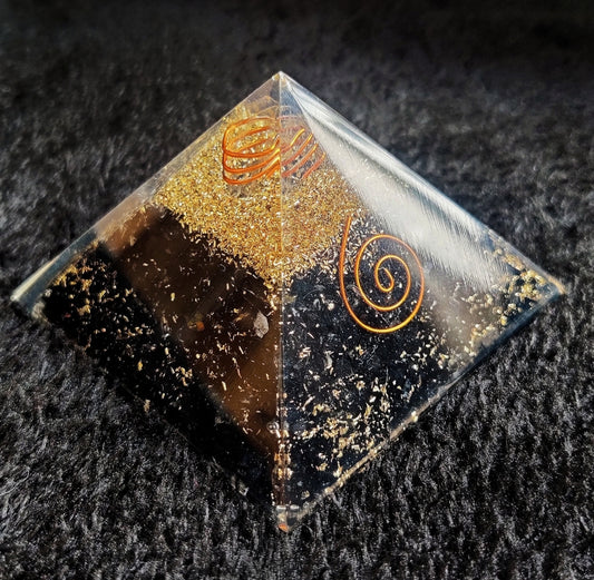 Black Tourmaline Pyramid | Grounding and Protection | Removes Negativity | Brings Stability
