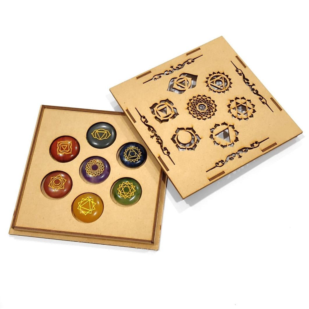 Natural 7 Chakra Set  Red Jasper, Carnelian, Yellow Aventurine, Green Aventurine, Turquoise, Sodalite, Amethyst, and Hematite Round