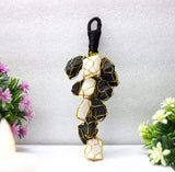 Selenite &  Black Tourmaline Hanging | A Powerful Duo for Protection, Purification, and Balance