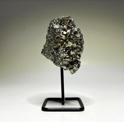 Pyrite Crystal Stand: A Symbol of Strength and Abundance | Money Magnet