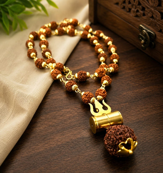 Rudraksha Damru Mahadev Mala