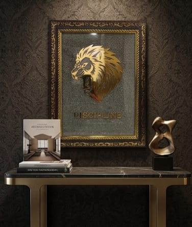 Discipline: Majestic Lion – Unbreakable King Pyrite Frame